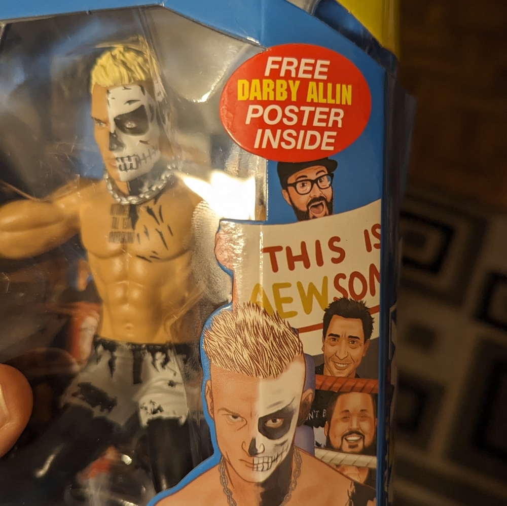 4  AEW Figures Rhodes , Darby Allin, CM Punk , Ljn Inspired - Picture 6 of 10